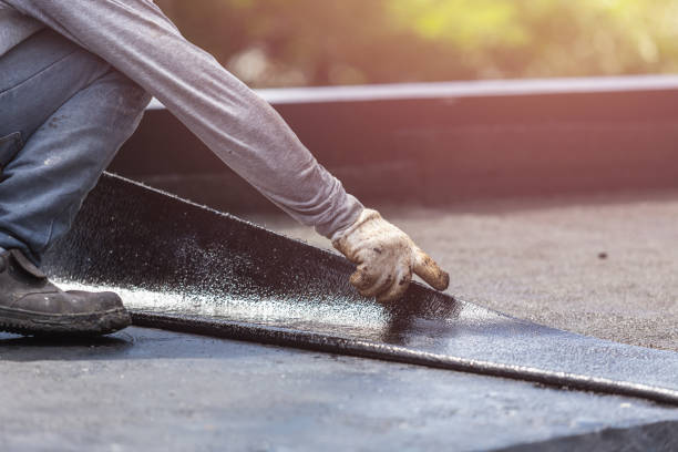 Professional Emergency Waterproofing technician working in Riverside, NJ